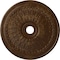 Ekena Millwork Oakleaf Ceiling Medallion (Canopies up to 6 1/4"), 29 1/8"OD x 3 5/8"ID x 1"P, Root Beer Crackle CM29OARBC - alternate 1